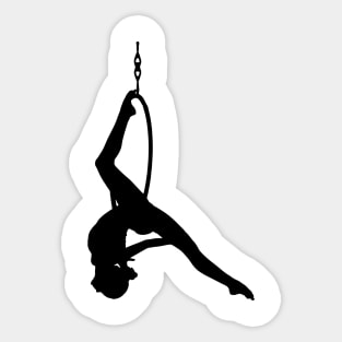 Aerial hoop Sticker